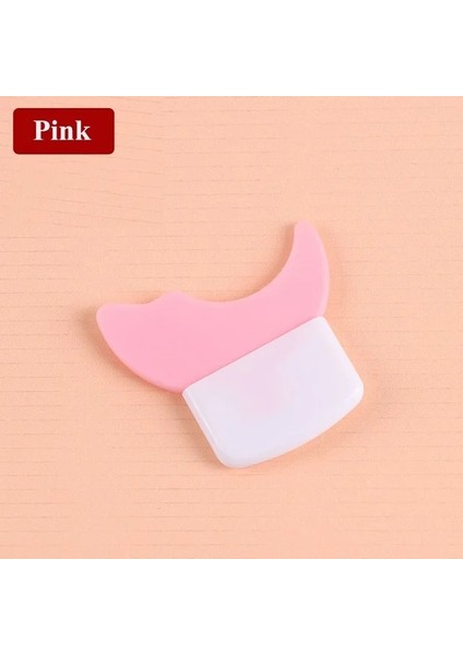 Kısa Pembe Silikon Maskara Bölme Yardımcısı Eyeliner Şablonlar Yeniden Kullanılabilir Çok Fonksiyonlu Eyeliner Kirpik Göz Farı Sihirli Makyaj Aracı Başlamak Için (Yurt Dışından)