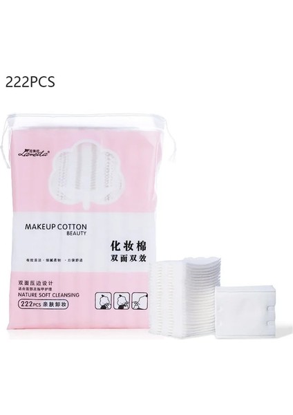 Stil 2-222 Adet 222 ADET/100 Adet Tek Kullanımlık Makyaj Pamuğu Mendil Yumuşak Makyaj Temizleme Pedleri Ultra Ince Yüz Temizleme Kağıdı Mendil Kozmetik Makyaj Aracı (Yurt Dışından)