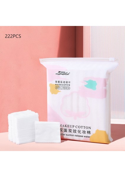 Stil 2-222 Adet 222 ADET/100 Adet Tek Kullanımlık Makyaj Pamuğu Mendil Yumuşak Makyaj Temizleme Pedleri Ultra Ince Yüz Temizleme Kağıdı Mendil Kozmetik Makyaj Aracı (Yurt Dışından)