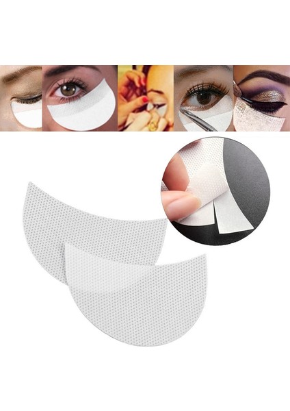 F 10 Adet 1 ~ 10 Adet Göz Farı Şablon Kalkanları Tek Kullanımlık Etiket Eyeliner Ped Altında Kirpik Uzatma Yama Çok Fonksiyonlu Güzellik Makyaj (Yurt Dışından)