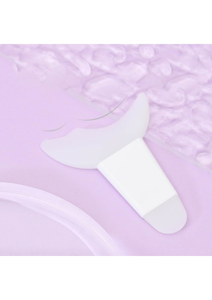 Beyaz 1 Adet Silikon Eyeliner Şablonlar Çizim Şablonu Şekillendirme Göz Farı Maskara Koruma Yardımcıları Yüz Kremi Maskesi Aplikatör Acemi Makyaj Aracı (Yurt Dışından)