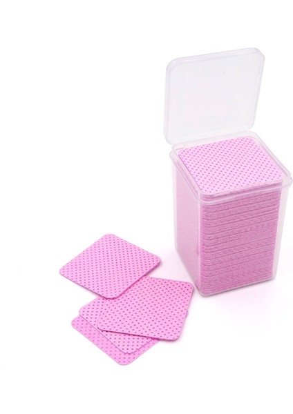 Pembe 170 Adet/paket Tüy Bırakmayan Pembe Kağıt Pamuklu Mendil Kirpik Tutkal Sökücü Silin Temiz Pamuklu Levha Çivi Sanat Temizleme Temizleyici Pedleri (Yurt Dışından)