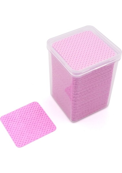Pembe 170 Adet/paket Tüy Bırakmayan Pembe Kağıt Pamuklu Mendil Kirpik Tutkal Sökücü Silin Temiz Pamuklu Levha Çivi Sanat Temizleme Temizleyici Pedleri (Yurt Dışından)