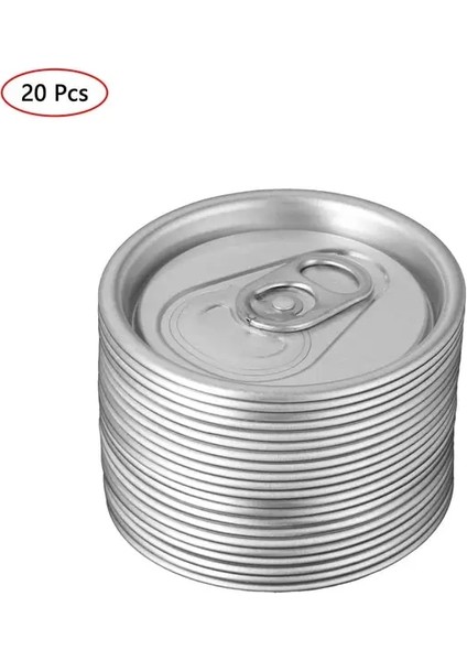 Gümüş 20 Alüminyum Çekme Halkası Kapağı Içecek Soda Içecek Kutu Kapakları Kendinden Contalı Pres Çekme Halkası Koruyucu Kapak Kapak Kapağı Kolay Açılır Üst Kapak (Yurt Dışından)