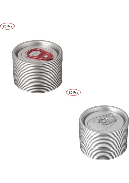 Gümüş 20 Alüminyum Çekme Halkası Kapağı Içecek Soda Içecek Kutu Kapakları Kendinden Contalı Pres Çekme Halkası Koruyucu Kapak Kapak Kapağı Kolay Açılır Üst Kapak (Yurt Dışından)