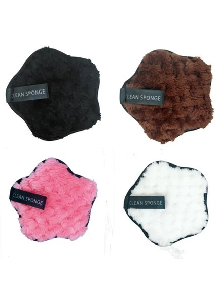 Stil 4 Mikrofiber Bez Pedler Yüz Makyaj Çıkarıcı Puf Pamuk Çift Katmanlı Yüz Temizleme Havlusu Yeniden Kullanılabilir Nail Art Temizleme Mendili (Yurt Dışından) fiyatları