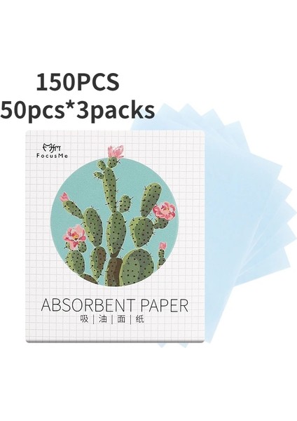Yeşil ÇAY-300PCS 150/300 Adet/kutu Yüz Yağı Taşınabilir Kurutma Kağıdı Paspas Yüz Mendil Yüz Temizleyici Yağ Kontrolü Yağ Emici Yüz Havlusu Araçları (Yurt Dışından) modelleri
