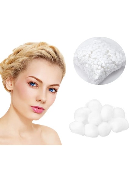 Torba Başına 400G 400G Pamuk Topları Koku ve Klorsuz %100 Biyolojik Olarak Parçalanabilir Jumbo Emici Jumbo Zulümsüz Tırnak Makyajını Temizleme (Yurt Dışından)