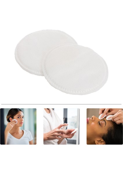 Beyaz 300 Adet Makyaj Pamuğu Pedleri Kalınlaşmış Üç Katmanlı Pamuk Roundsmakeup Temizleme Pedleri Tüm Ciltler Için (Yurt Dışından) fiyatları