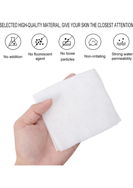 Beyaz 100 Adet Dokumasız Gazlı Bez Sünger Yara Bakımı Için Kullanılan Tıbbi Maskeler Tek Kullanımlık (Katlanmış Boyut 10X10CM, Açılmış Boyut 20X20CM, Beyaz) (Yurt Dışından) fırsatları