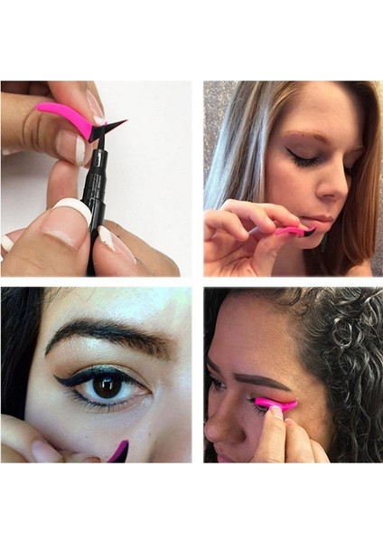 Klasik 2 Adet/takım Eyeliner Şablon Profesyonel Göz Makyajı Şablonlar Kedi Eyeliners Şablon Kanat Tarzı Araçları Göz Kalemi Damgalama Şablonlar (Yurt Dışından) fırsatları