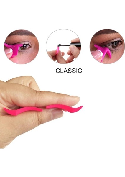 Klasik 2 Adet/takım Eyeliner Şablon Profesyonel Göz Makyajı Şablonlar Kedi Eyeliners Şablon Kanat Tarzı Araçları Göz Kalemi Damgalama Şablonlar (Yurt Dışından) indirimleri