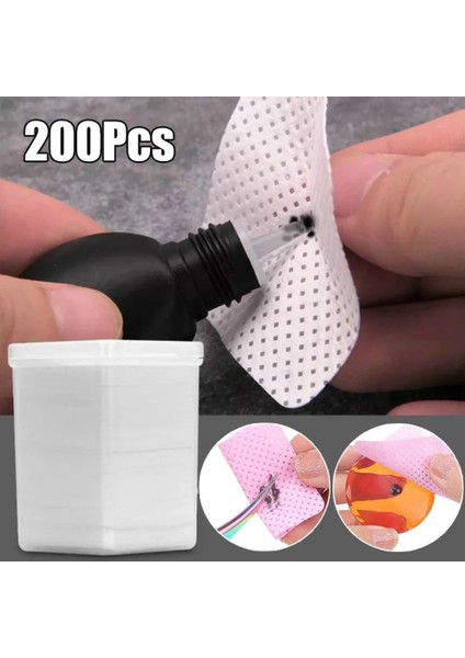 Beyaz 200 Adet/kutu Tek Kullanımlık Tüy Bırakmayan Kağıt Pamuklu Mendil Kirpik Uzatma Tutkal Sökücü Pedleri Temizlik Mendilleri Kozmetik Makyaj Araçları (Yurt Dışından) fırsatları