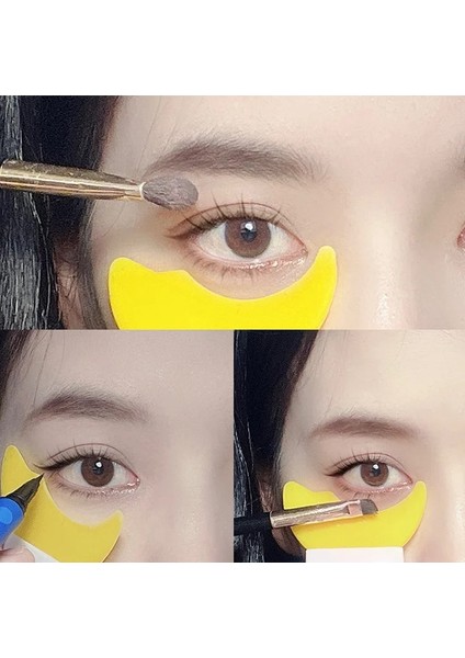 Mor Kaş Şablon Seti Eyeliner Makyaj Kadınlar Için Yeni Başlayanlar Için Yardımcı Yardımcı Eyeliner Kılavuz Kartları Kalıpları Göz Farı Makyaj Güzellik Araçları (Yurt Dışından) modelleri