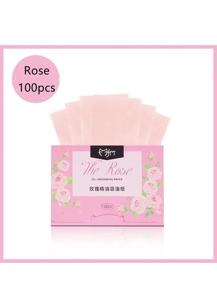 No.10 100 Adet/paket Yeşil Çay Yüz Emici Yağ Kontrol Kağıt Mendil Yağ Temizleme Emici Levha Matcha Yağlı Yüz Kurutma Kağıdı (Yurt Dışından)