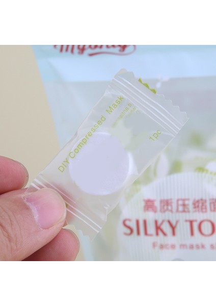 Yeşil 30 Adet Saf Pamuk Nonwoven Kumaş Yüz Maskesi Sıkıştırılmış Yüz Bakımı Dıy Nem Kağıdı Rastgele Renk (Yurt Dışından) indirimleri