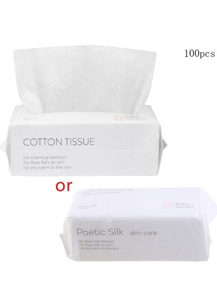 20X20CM Retiküle 100PCS Tek Kullanımlık Yüz Yıkama Havlusu, Temiz Yüz Havlusu, Pamuktan Yap, Makyaj Havlusunu Çıkar, Yüz Dokuyu Yıkama (Yurt Dışından)