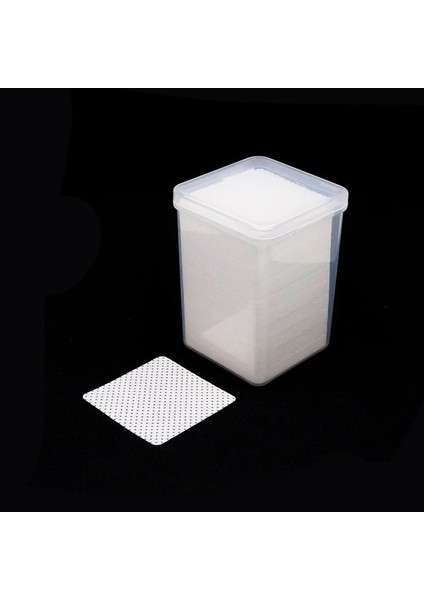 Beyaz 200 Adet/kutu Tek Kullanımlık Tüy Bırakmayan Kağıt Pamuklu Mendil Kirpik Uzatma Tutkal Sökücü Pedleri Temizlik Mendilleri Kozmetik Makyaj Araçları (Yurt Dışından)