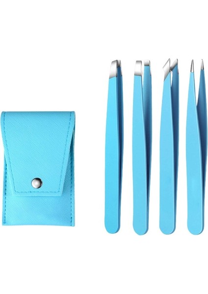 Sarı ve Mavi 4 Adet Paslanmaz Çelik Cımbız SP99 (Yurt Dışından)