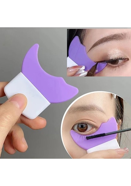 S 1 Adet Eyeliner Şablon Silikon Göz Makyajı Şablonlar Kirpik Bölme Maskara Kalkanı Aplikatör Koruma Pedleri Kaş Eyeliner Şekillendirme Aracı (Yurt Dışından) modelleri