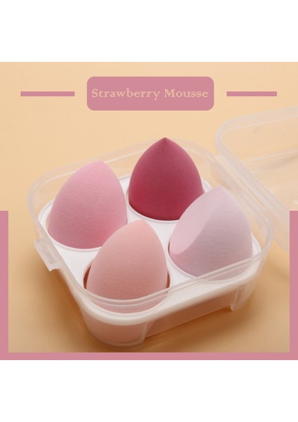 Sarı 4 Adet 4/8 Adet Yeni Güzellik Yumurta Kabak Su Damlası Puf Makyaj Yumurta Renkli Yastık Kozmetik Sünger Puf Islak ve Kuru Kullanım Güzellik Aracı Set (Yurt Dışından) fırsatları