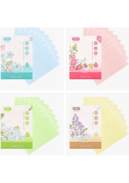 GREEN-50PCS 50/100 Adet/kutu Yüz Yağı Taşınabilir Kurutma Kağıdı Paspas Yüz Mendil Yüz Temizleyici Yağ Kontrolü Yağ Emici Yüz Havlusu Araçları (Yurt Dışından) fırsatları