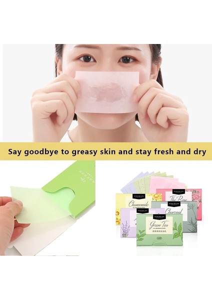 GREEN-50PCS 50/100 Adet/kutu Yüz Yağı Taşınabilir Kurutma Kağıdı Paspas Yüz Mendil Yüz Temizleyici Yağ Kontrolü Yağ Emici Yüz Havlusu Araçları (Yurt Dışından) indirimleri