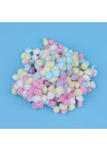 Gösterildiği Gibi Lurrose Pamuk Topları Salon Ev Kullanımı Için Renkli Makyaj Pamuğu Topları 1 Torba / 500G (Yurt Dışından) indirimleri