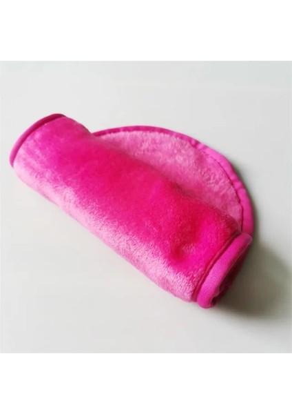 Gül Kırmızı 1 Adet Yeniden Kullanılabilir Yüz Temizleme Mikrofiber Havlu Makyaj Kaldırma Pedi Bez Yüz Havlusu Güzellik Araçları Banyo Yumuşak Havlu (Yurt Dışından)