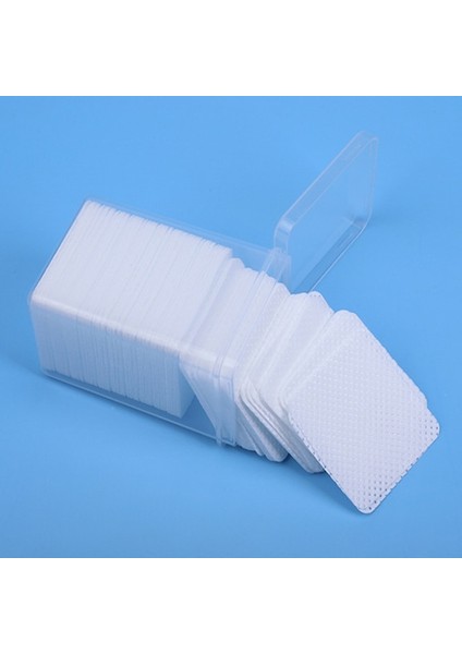 Beyaz 200 Adet/kutu Kirpik Tutkal Sökücü Silin Tüy Bırakmayan Kağıt Pamuk Mendil Tutkal Şişesi Ağız Temizleme Sökücü Kağıt Temizleyici Pedleri Kutusu ile (Yurt Dışından)