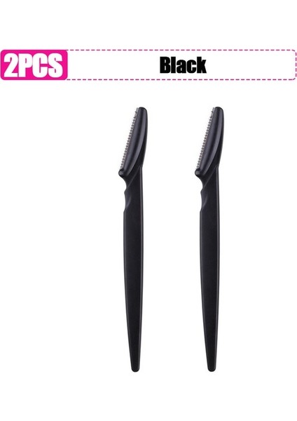 2 Adet 2/5 Adet Kadın Kaş Düzeltici Taşınabilir Yüz Usturası (Yurt Dışından)