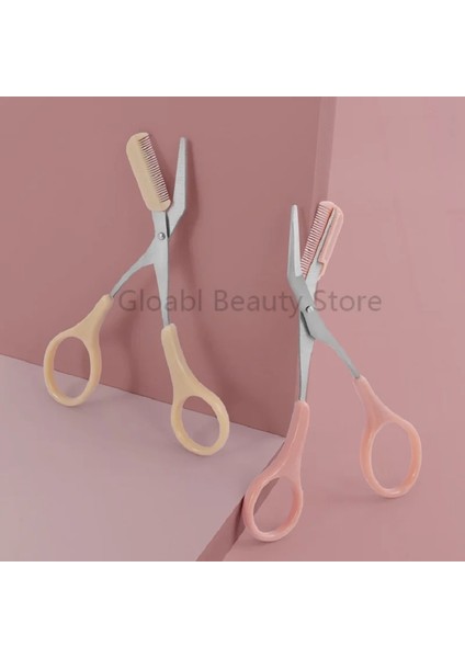 07 9 Renk Kaş Düzeltici Makas Tarak Paslanmaz Çelik Kaş Saç Makas Klipleri Şekillendirme Jilet Bakım Düzeltici Makyaj Aksesuarları (Yurt Dışından) fiyatları