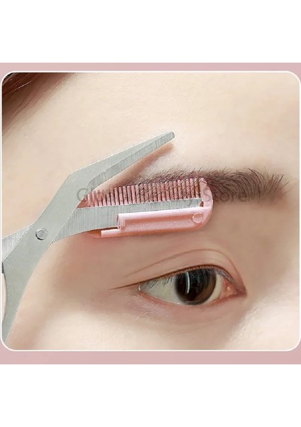 07 9 Renk Kaş Düzeltici Makas Tarak Paslanmaz Çelik Kaş Saç Makas Klipleri Şekillendirme Jilet Bakım Düzeltici Makyaj Aksesuarları (Yurt Dışından) modelleri