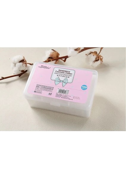 Beyaz 1000 Adet/kutu Pamuklu Ped Yüz Makyajı Için Beyaz Dokunmamış Elyaf Pamuk Cilt Bakımı Yüz Temizleme Mendilleri Sandviç Pamuk LM030 (Yurt Dışından) fırsatları