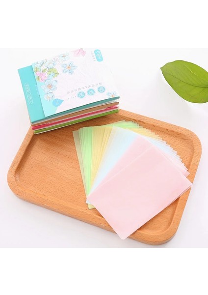 No.2 100 Yaprak/paket Yüz Yağı Kurutma Sayfaları Yüz Yağ Kontrolü Emici Film Kurutma Kağıdı Temizleme Yüz Güzellik Makyaj Araçları (Yurt Dışından) modelleri