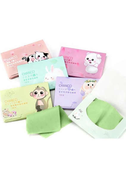 No.3 100 Adet Yüz Emici Kağıt Yağ Kontrol Mendilleri Makyaj Temizleme Yaz Kurutma Yüz Yağı Gözenekleri Küçültmek Yüz Temizleme Aksesuarları (Yurt Dışından) fırsatları