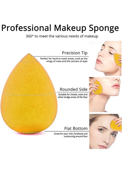 07-Kutu ile 4 Adet Set Kozmetik Güzellik Yumurta Süper Yumuşak Fondöten Makyaj Süngerleri Blender Toz Puf Kadınlar Için Makyaj Aksesuarları Güzellik Araçları (Yurt Dışından) fırsatları