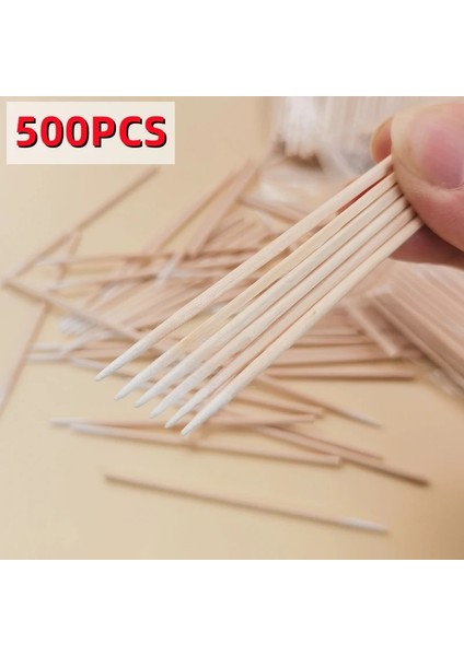 500 Adet 500 Adet Tek Kullanımlık Ultra-Küçük Pamuklu Çubukla Tüy Bırakmayan Mikro Fırçalar Ahşap Pamuk Tomurcukları Swablar Kirpik Uzatma Tutkal Çıkarma Araçları (Yurt Dışından) indirimleri