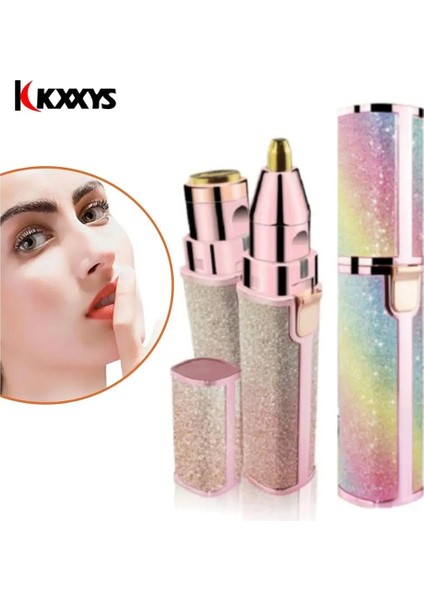 Xk USB 1 Adet Elektrikli Kaş Düzeltici 2'si 1 Arada Kadın Yüz Epilatör (Yurt Dışından) fırsatları