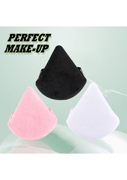 2 Adet Siyah 2/3/6 Adet Üçgen Toz Puf Mini Yüz Makyaj Süngeri Puf Likit Fondöten Tozu Güzellik Puf Için Yardımcı Aletler Yıkanabilir (Yurt Dışından) modelleri