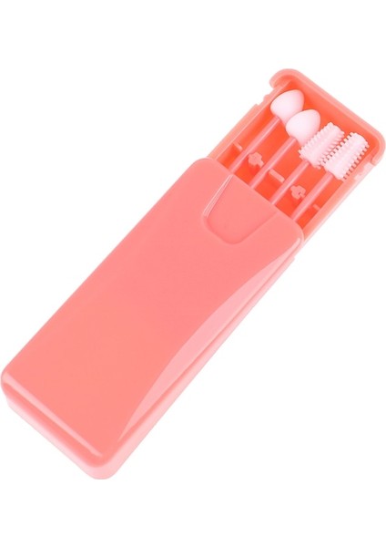 Pembe 4 Adet Silikon Pamuklu Çubukla Yeniden Kullanılabilir Kulak Temizleme Pamuklu Çubukla Çift Uçlu Pamuk Kulak Burun Temizleme Çubuğu Silikon Kozmetik (Yurt Dışından)
