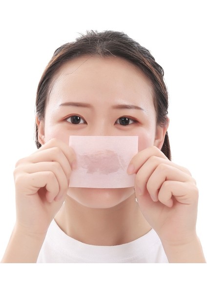 Pembe 100 Adet Yüz Yağ Kurutma Kağıdı Taşınabilir Paspas Yüz Mendil Yağ Kontrolü Yağ Emici Yüz Temizleme Araçları (Yurt Dışından) fırsatları