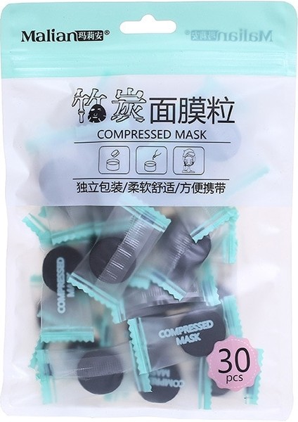 888682 6 Adet 1 ~ 10 Adet/torba Bambu Kömür Sıkıştırılmış Maske Sayfası Siyah Sıkıştırılmış Yüz Maskesi Beyazlatma Yüz Bambu Kömür Maskeleri Kağıt (Yurt Dışından) fırsatları