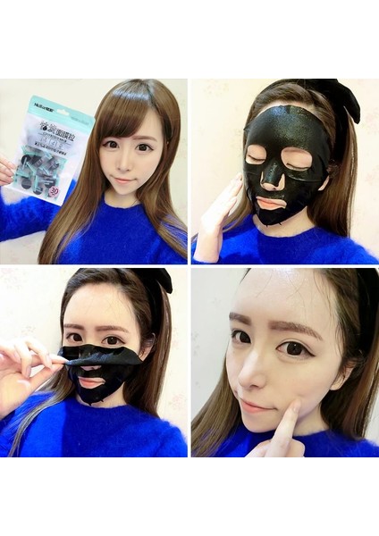 888682 6 Adet 1 ~ 10 Adet/torba Bambu Kömür Sıkıştırılmış Maske Sayfası Siyah Sıkıştırılmış Yüz Maskesi Beyazlatma Yüz Bambu Kömür Maskeleri Kağıt (Yurt Dışından) indirimleri