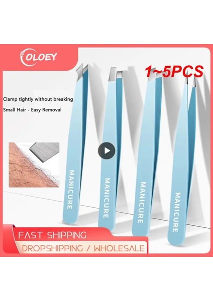 Stil A 4 Adet 1 ~ 5 Adet Renkli Paslanmaz Çelik Kaş Cımbızı (Yurt Dışından) fırsatları