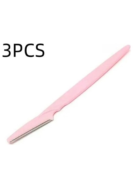 Pembe 3 Adet 1/3 Adet Kaş Bıçağı Üç Set Kaş Bıçağı Katlanır Kadın Kaş Bıçağı Epilasyon Güzellik Güzellik Makyaj Aracı Kaş Bıçağı (Yurt Dışından)