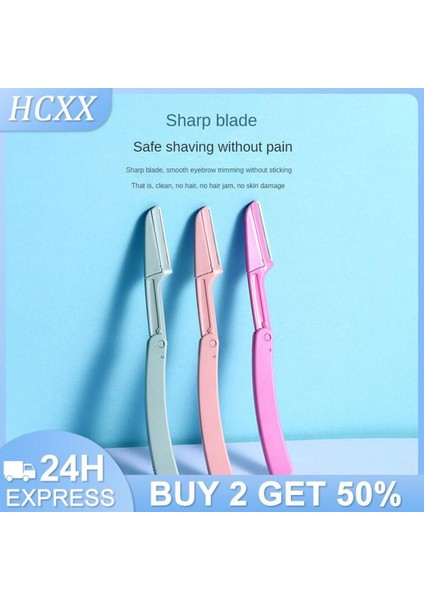 Pembe 3 Adet 1/3 Adet Kaş Bıçağı Üç Set Kaş Bıçağı Katlanır Kadın Kaş Bıçağı Epilasyon Güzellik Güzellik Makyaj Aracı Kaş Bıçağı (Yurt Dışından) fiyatları