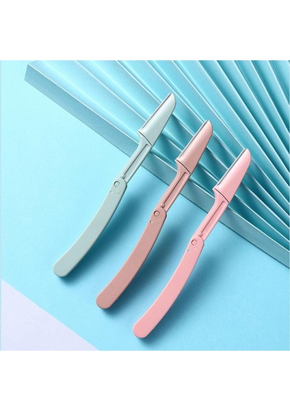 Pembe 3 Adet 1/3 Adet Kaş Bıçağı Üç Set Kaş Bıçağı Katlanır Kadın Kaş Bıçağı Epilasyon Güzellik Güzellik Makyaj Aracı Kaş Bıçağı (Yurt Dışından) fırsatları