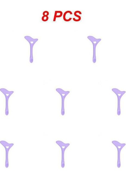 01 8 Adet 1 ~ 8 Adet Yeni Acemi 5-In-1 Makyaj Yardımcı Aletler Kirpik Göz Farı Ruj Konumlandırma Silikon Eyeliner Yardım Kozmetik (Yurt Dışından)