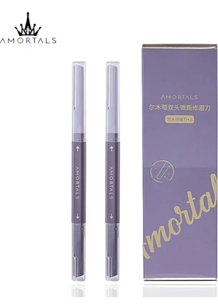 2 Adet Set Ammortals 2 Adet Kadın Kaş Düzeltici Şekillendirici Katlanır Paslanmaz Çelik Yüz Usturası (Yurt Dışından) fiyatları